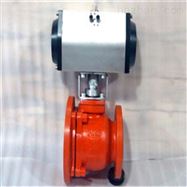 FQ641F氣動襯氟放料球閥